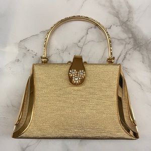 Gold clutch